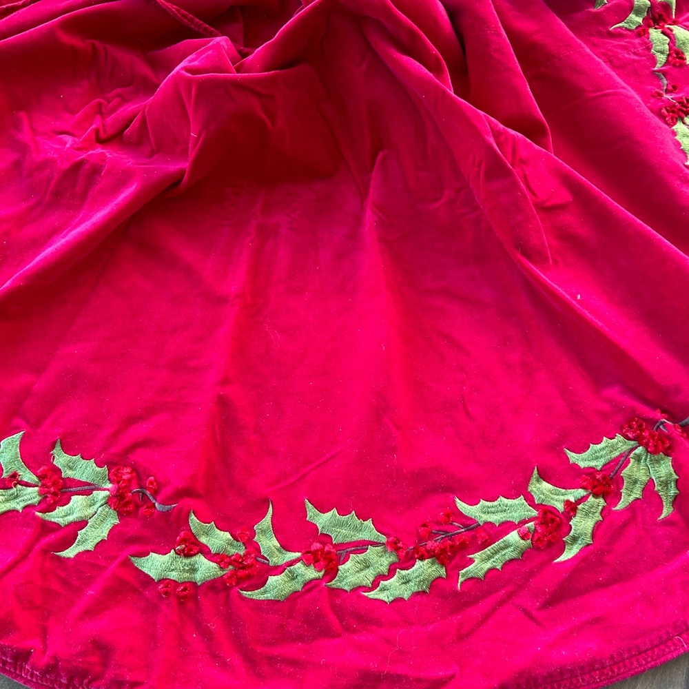 🎄Hand Made Vintage Christmas Tree Skirt 60”🎄
